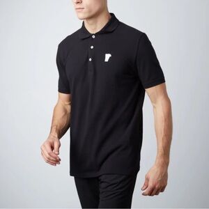 Versace Collection Black Polo Shirt